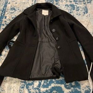 Black formal coat